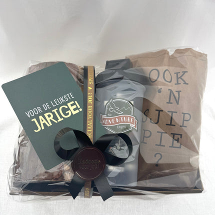 Verjaardag •Cadeaupakket Heren• Fakkel Hout Adventure