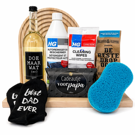 Vaderdag •Cadeaupakket Papa• Papa's Autowas Emmer