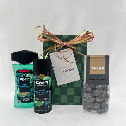 Kadootje •Cadeaupakket Heren• Axe Bergamot
