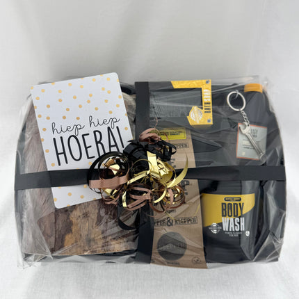 Verjaardag •Cadeaupakket Heren• Wood