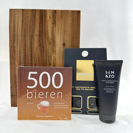 Vaderdag •Cadeaupakket Opa• Receptenboek 500 Bieren