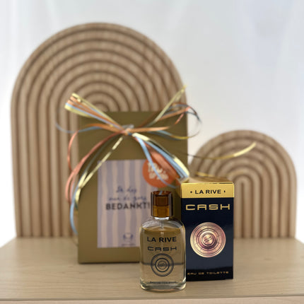 Dag van de Zorg •Cadeaupakket Heren• Parfum Cash