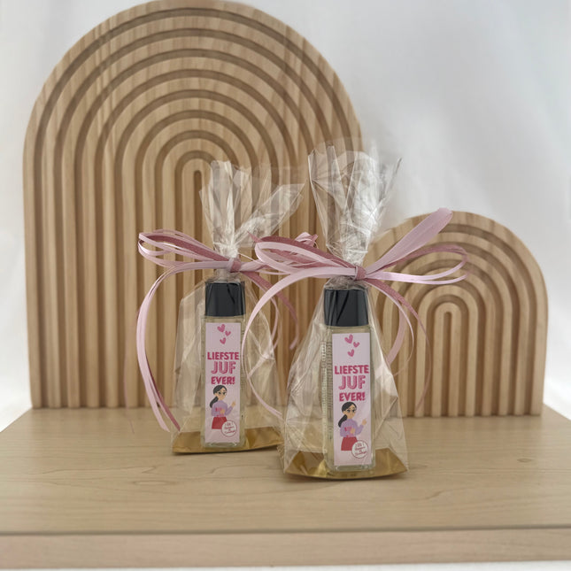 Juf •Cadeaupakket Dames• Liefste Juf Ever Mini Douchegel 2st