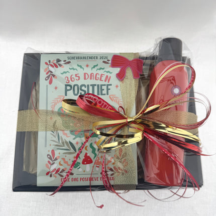 Kerst •Cadeaupakket Dames• Youall Scheurkalender 365 dagen Positief