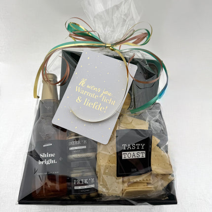 Nieuwjaar •Cadeaupakket Unisex• Wie aan Tafel Familie Borrelpakket