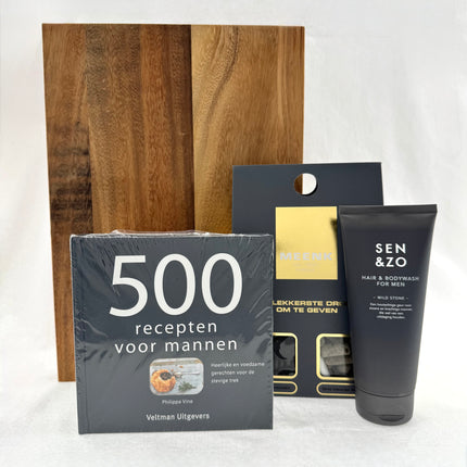 Kadootje •Cadeaupakket Heren• Receptenboek 500 Recepten voor Mannen