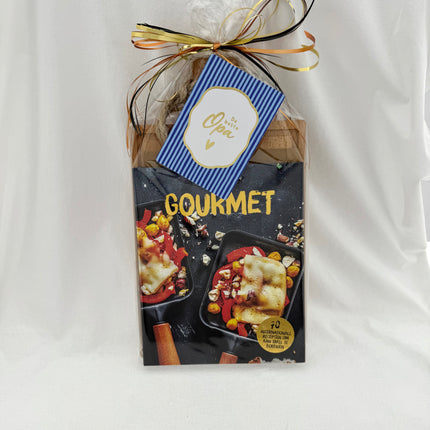 Vaderdag •Cadeaupakket Opa• Receptenboek Gourmet