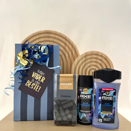 Vaderdag •Cadeaupakket Papa• Axe Blue Lavender