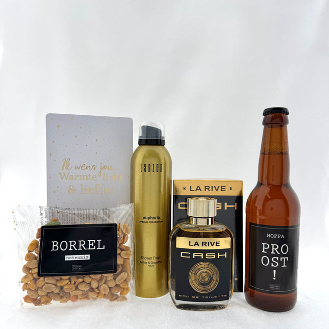 Nieuwjaar •Cadeaupakket Heren• Bier Borrel