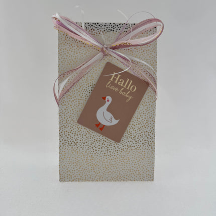 Baby •Kraam Cadeaupakket Meisje• Zwitsal Rammelaar Konijn