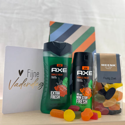 Vaderdag •Cadeaupakket Axe• Jungle Fresh & Fruitig Zoet