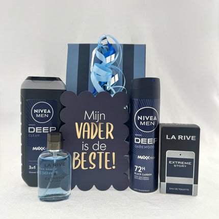 Vaderdag •Cadeaupakket Papa• Nivea Deep Clean