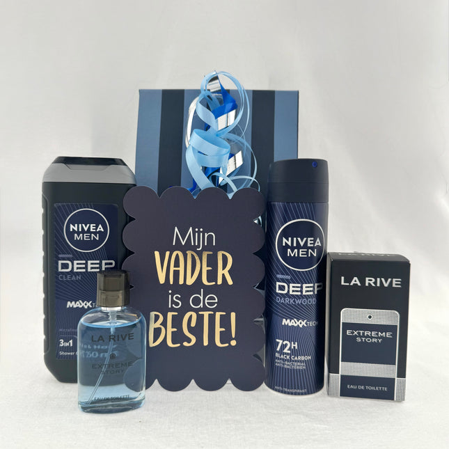 Vaderdag •Cadeaupakket Papa• Nivea Deep Clean