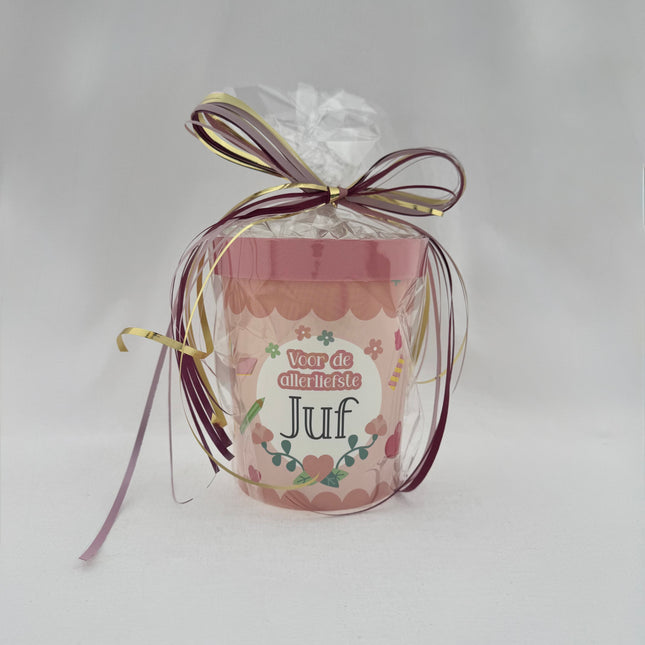 Juf •Cadeaupakket Dames• Liefste Juf Bedankt Emmertje