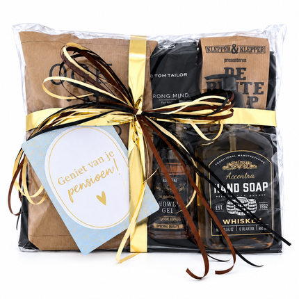 Pensioen •Cadeaupakket Heren• Tom Tailor Whisky