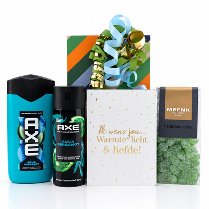 Nieuwjaar •Cadeaupakket Heren• Axe Bergamot