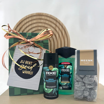 Valentijn •Cadeaupakket Heren• Axe Bergamot