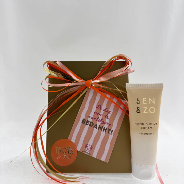 Dag van de Mantelzorg •Cadeaupakket Dames• Sen&Zo Elements Handcrème