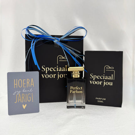 Verjaardag •Cadeaupakket Heren• Perfect Parfum Sauvage