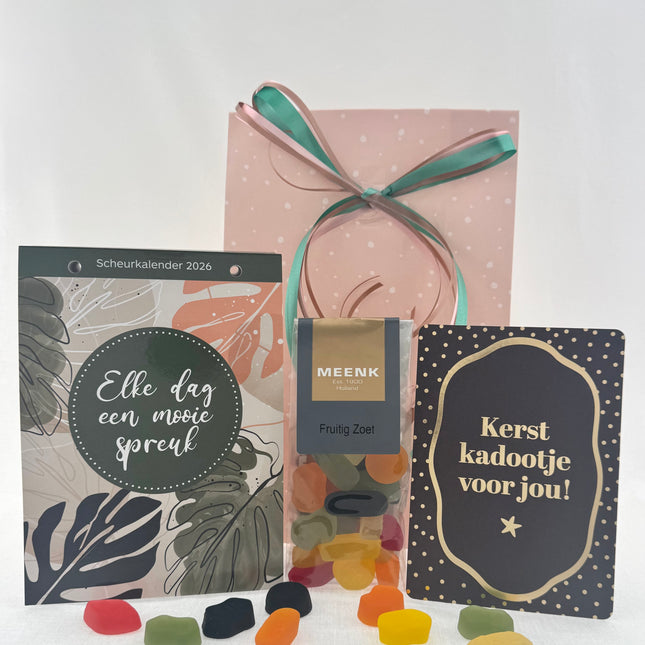 Kerst •Cadeaupakket Dames• Scheurkalender Mooie Spreuken