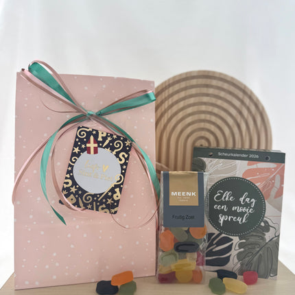 Sinterklaas •Cadeaupakket Dames• Scheurkalender Mooie Spreuken