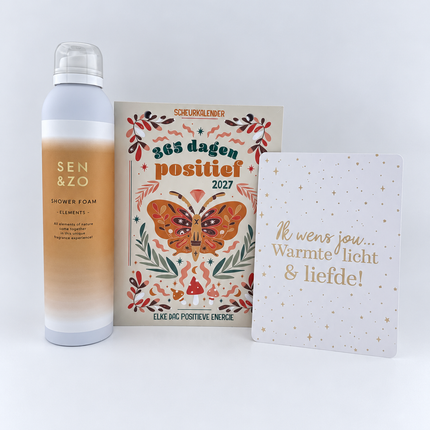 Nieuwjaar •Cadeaupakket Dames• Sen & Zo Scheurkalender 365 Dagen
