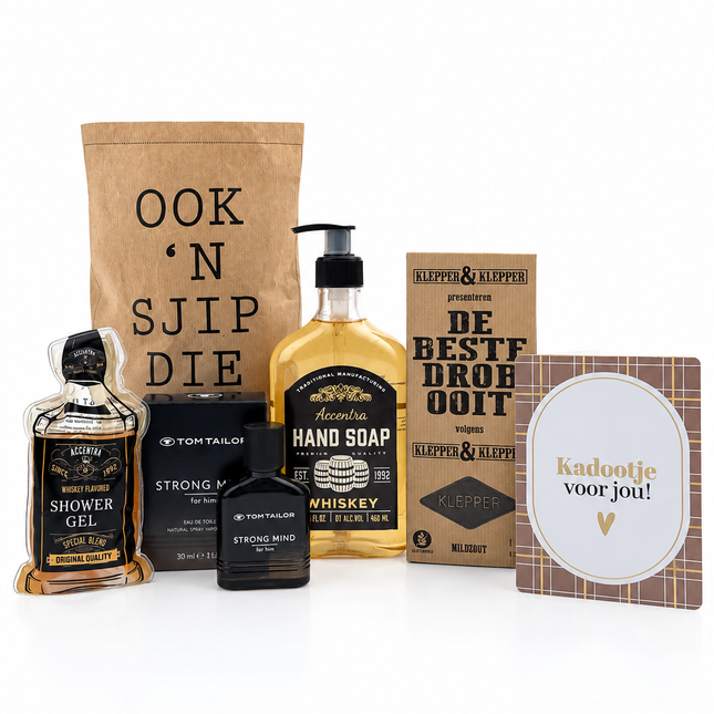 Kadootje •Cadeaupakket Heren• Tom Tailor Whisky
