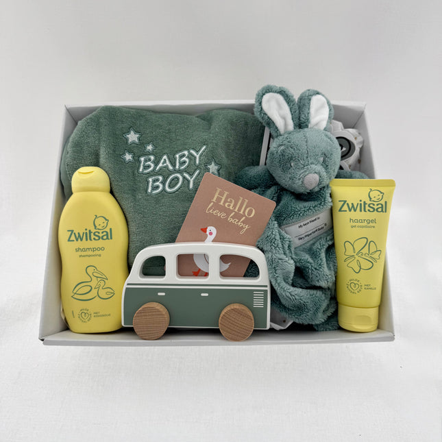 Baby •Kraam Cadeaupakket Jongen• VIB Zwitsal Groen