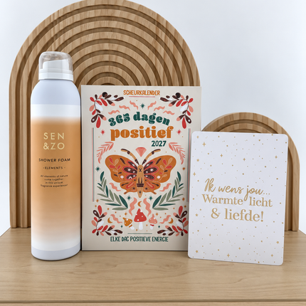 Nieuwjaar •Cadeaupakket Dames• Sen & Zo Scheurkalender 365 Dagen
