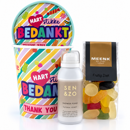 Bedankt• Cadeaupakket Unisex• Emmertje Bedankt Sen&Zo Meenk