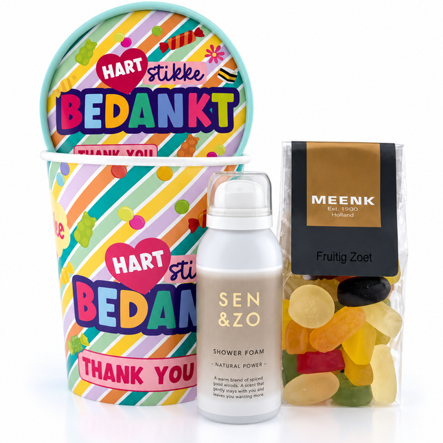 Bedankt• Cadeaupakket Unisex• Emmertje Bedankt Sen&Zo Meenk