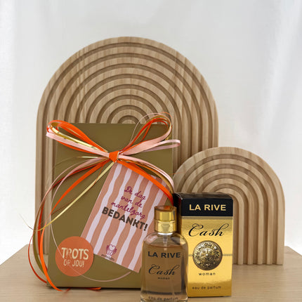Dag van de Mantelzorg •Cadeaupakket Dames• Parfum Cash