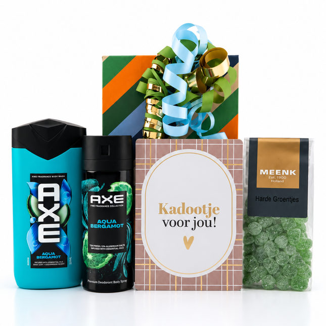 Kadootje •Cadeaupakket Heren• Axe Bergamot