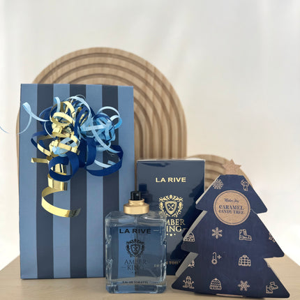 Kerst •Cadeaupakket Heren• Parfum Caramel Tree