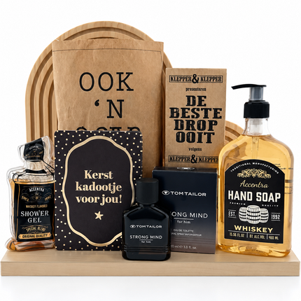 Kerst •Cadeaupakket Heren• Tom Tailor Whisky