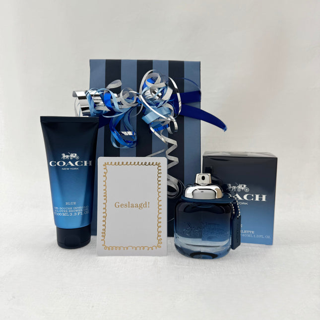 Geslaagd •Cadeaupakket Jongens• Coach Parfum Douchegel