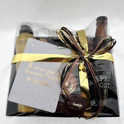 Nieuwjaar •Cadeaupakket Heren• Bier Borrel