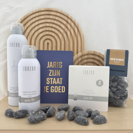 Verjaardag •Cadeaupakket Heren• Janzen Grey04