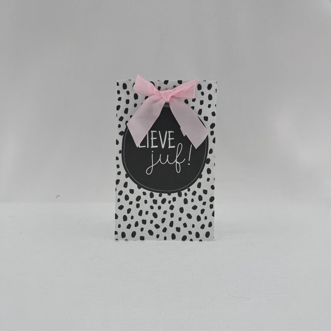 Juf •Cadeaupakket Dames• Lieve juf Geurhanger Cadeauzakje