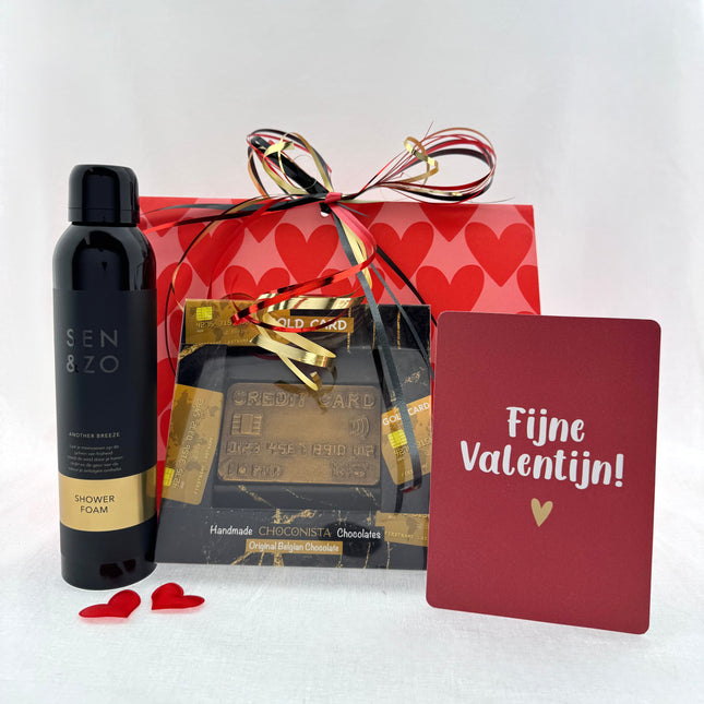 Valentijn •Cadeaupakket Heren• Sen & Zo Gold Creditcard