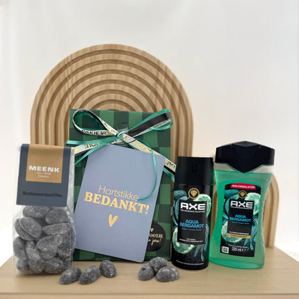 Bedankt •Cadeaupakket Heren• Axe Bergamot