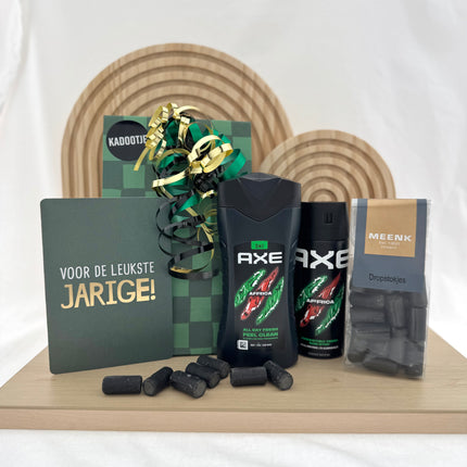 Verjaardag •Cadeaupakket Heren• Axe Africa