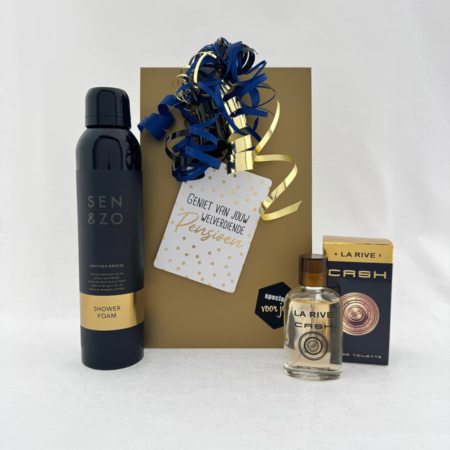 Pensioen •Cadeaupakket Heren• Sen&Zo Gold
