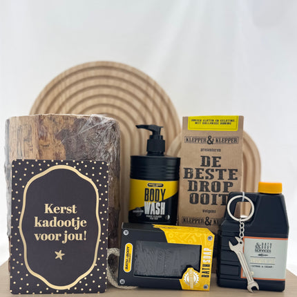 Kerst •Cadeaupakket Heren• Wood