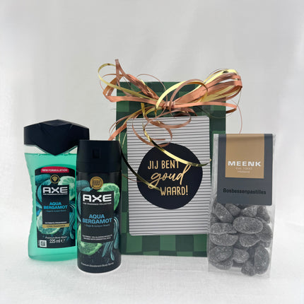Valentijn •Cadeaupakket Heren• Axe Bergamot