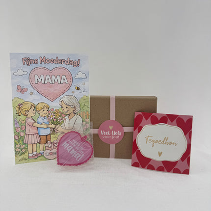 Moederdag• Cadeaupakket Mama• Geurhanger Kleurplaat