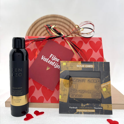 Valentijn •Cadeaupakket Heren• Sen & Zo Gold Creditcard
