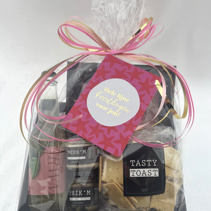 Kerst •Cadeaupakket Dames• Wie aan Tafel Vriendinnen Borrelpakket