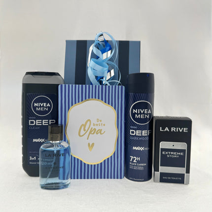 Vaderdag •Cadeaupakket Opa• Nivea Deep Clean