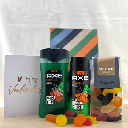 Vaderdag •Cadeaupakket Axe• Jungle Fresh & Fruitig Zoet